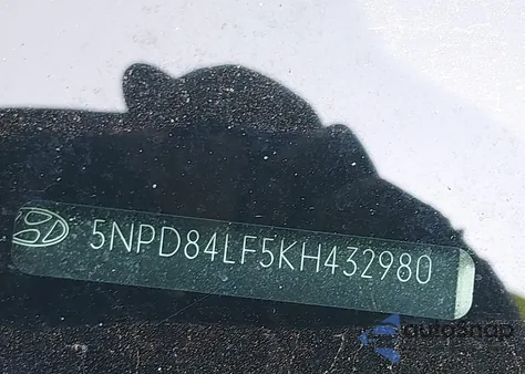 2019 Hyundai Elantra Sel из США, поврежденный, VIN 5NPD84LF5KH432980